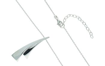 Elegancki srebrny naszyjnik próba 925 z geometryczną zawieszką. Długość naszyjnika 40 cm + 5 cm przedłużenie, waga 3,97 g. Doskonały wybór na prezent.2.jpg